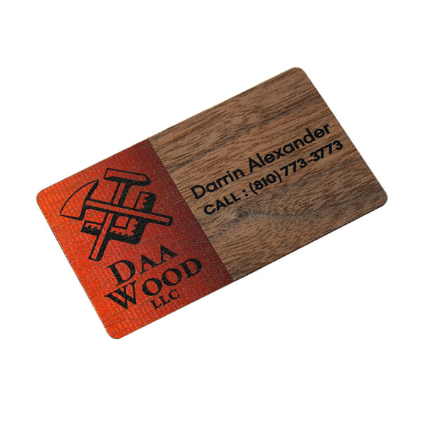 Wood Business Cards - Image 3