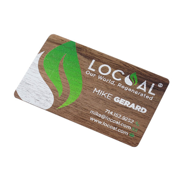 Custom NFC Wood Business Cards - Image 2