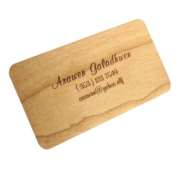 Custom NFC Wood Business Cards - Image 4