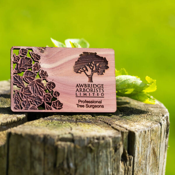 Engraved Wood Business Cards - Image 3