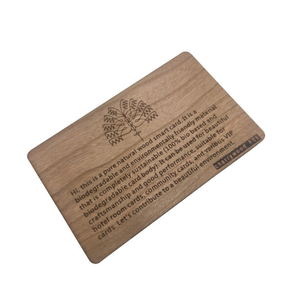 RFID Wooden Chip Card