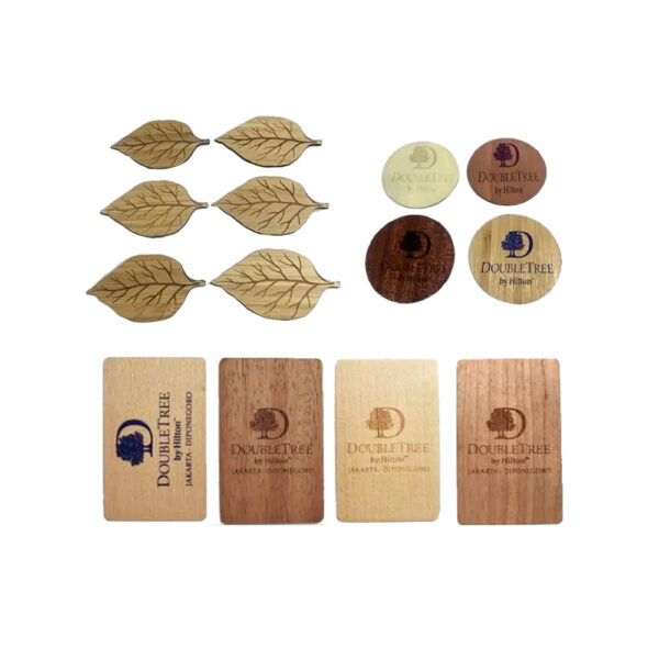 Hotel Room Key Card RFID Wooden Card - Image 4