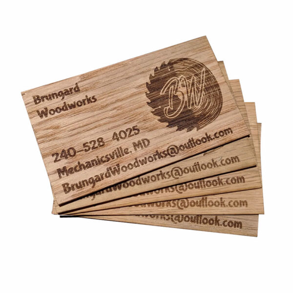 Wooden Business Card - Image 3