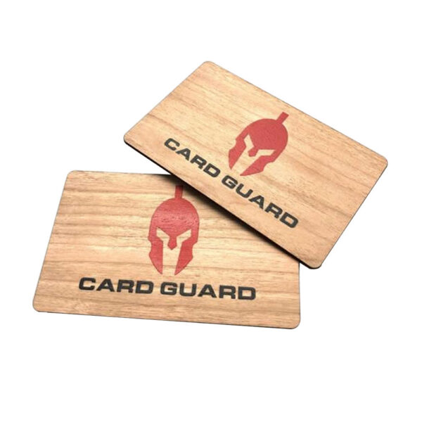 Laser Engraved Cards of Wood